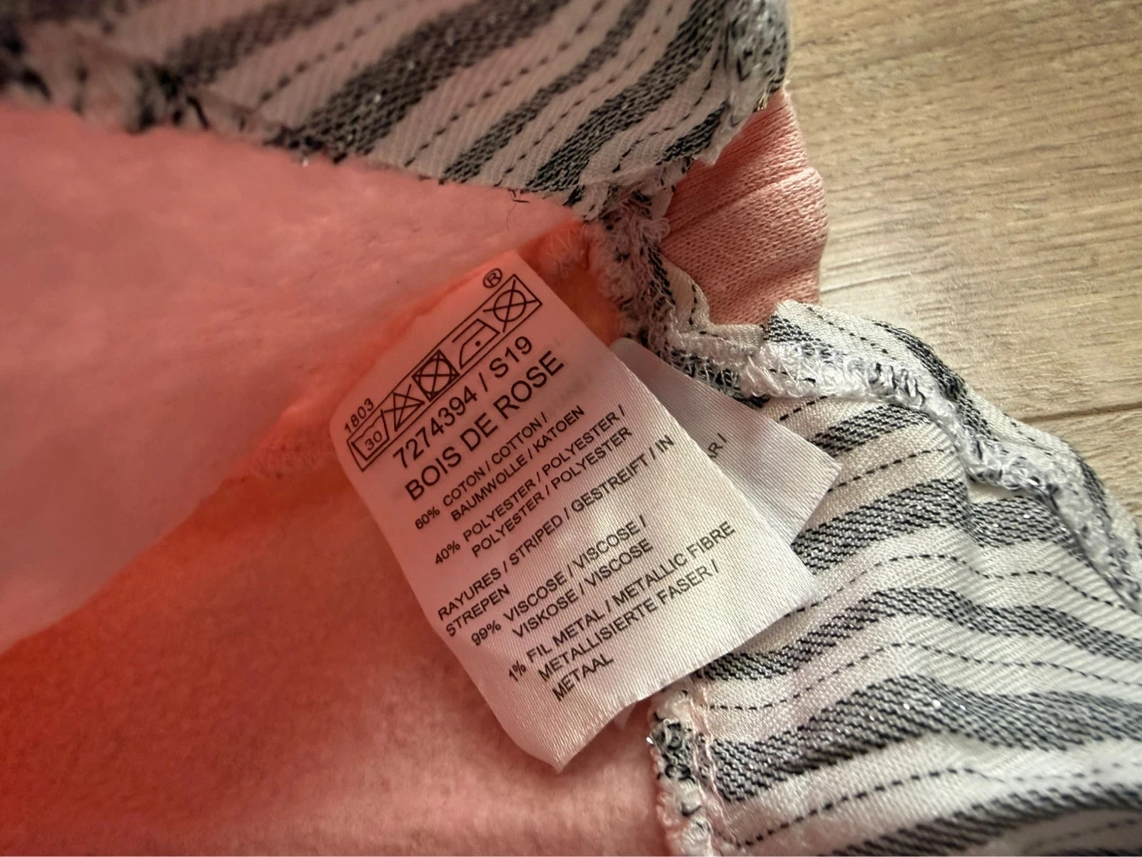 Jersey bois de rose – photo 3